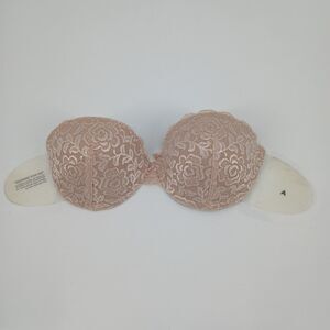 womans Self-Adhesive Lace Backless Strapless Bra brand new size A